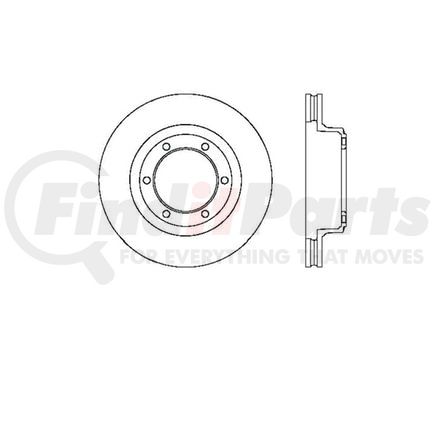 E12588015 by BENDIX - Disc Brake Rotor