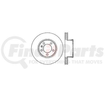 Bendix E12640077 Disc Brake Rotor Rotor