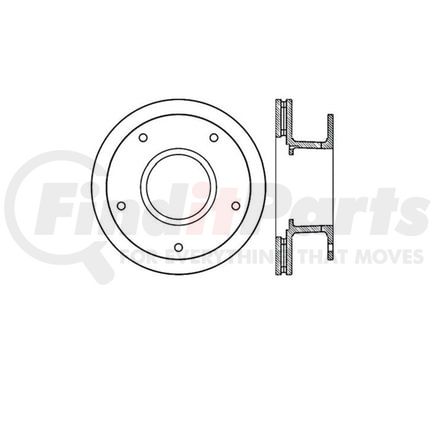 E12590007 by BENDIX - Disc Brake Rotor
