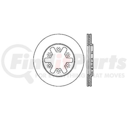 E12647029 by BENDIX - Disc Brake Rotor