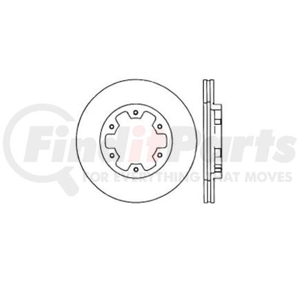 E12647030 by BENDIX - Disc Brake Rotor