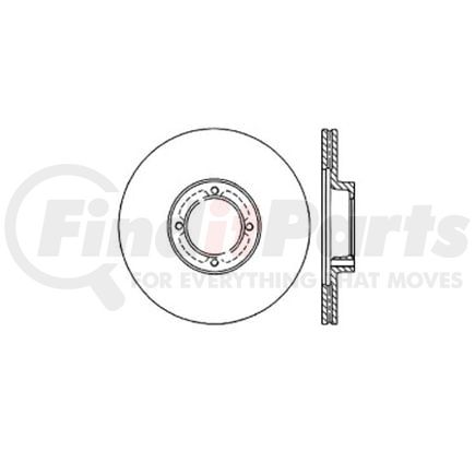 Bendix E12649036 Disc Brake Rotor Rotor