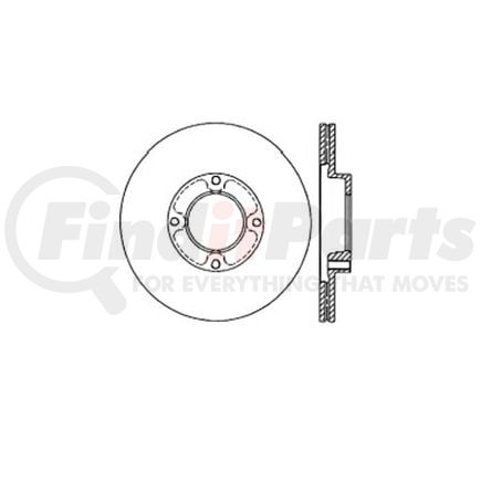 Bendix E12649050 Disc Brake Rotor Rotor