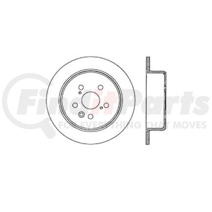 Bendix E12649061 Disc Brake Rotor Rotor
