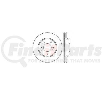 Bendix E12649093 Disc Brake Rotor Rotor