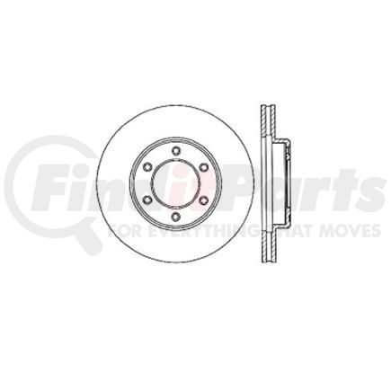 Bendix E12649106 Disc Brake Rotor Rotor