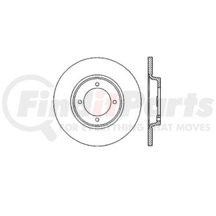 Bendix E12650012 Disc Brake Rotor Rotor