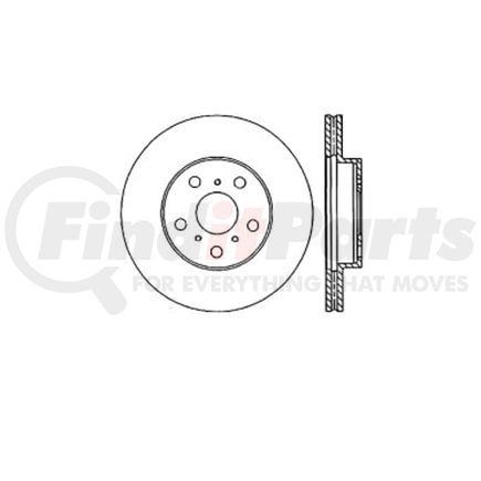 Bendix E12649055 Disc Brake Rotor Rotor