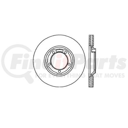 E12651025 by BENDIX - Disc Brake Rotor