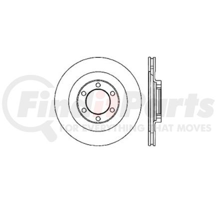 Bendix E12651026 Disc Brake Rotor Rotor