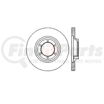 Bendix E12651030 Disc Brake Rotor Rotor