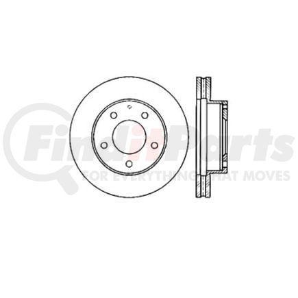 Bendix E12650048 Disc Brake Rotor Rotor
