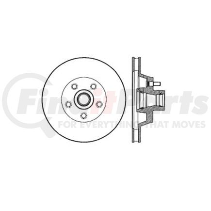 E12666008 by BENDIX - Disc Brake Rotor