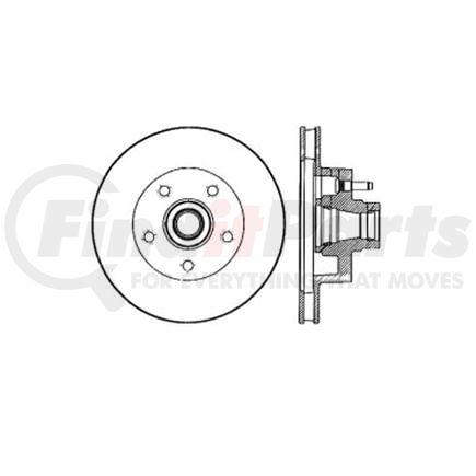 E12666011 by BENDIX - Disc Brake Rotor