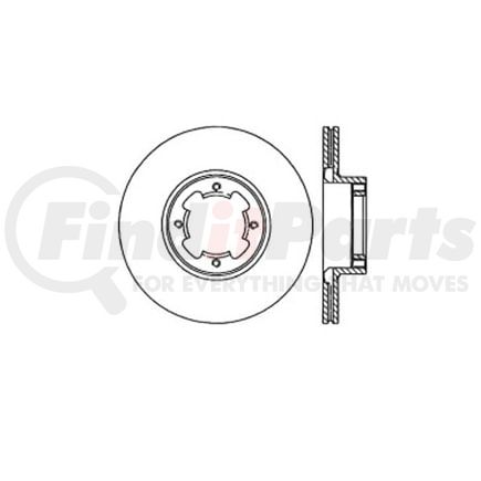 Bendix E12652007 Disc Brake Rotor Rotor