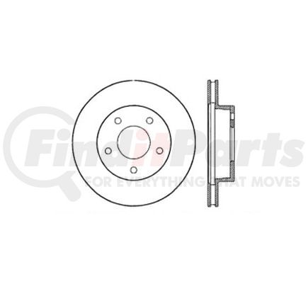 Bendix E12666019 Disc Brake Rotor Rotor