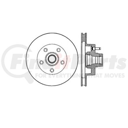 Bendix E12666012 Disc Brake Rotor Rotor