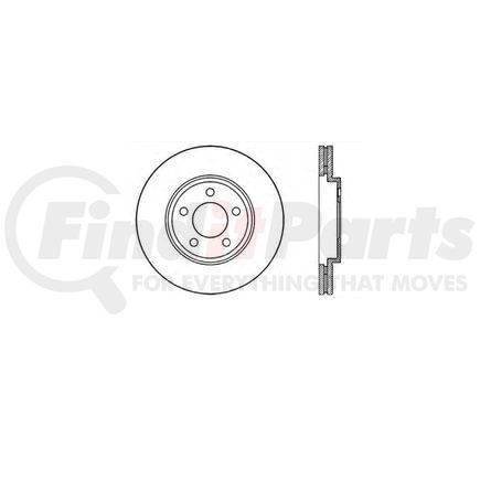 E12666077 by BENDIX - Disc Brake Rotor