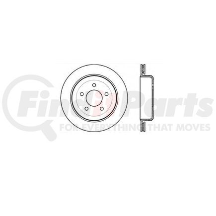 Bendix E12666078 Disc Brake Rotor Rotor