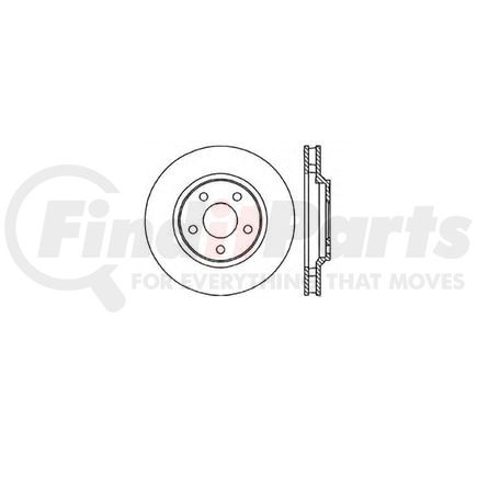 Bendix E12667060 Disc Brake Rotor Rotor
