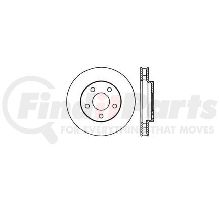 Bendix E12667062 Disc Brake Rotor Rotor