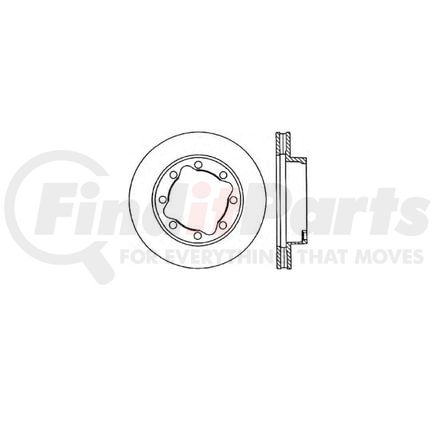 Bendix E12667047 Disc Brake Rotor Rotor