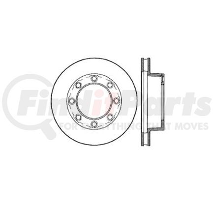 E12670012 by BENDIX - Disc Brake Rotor