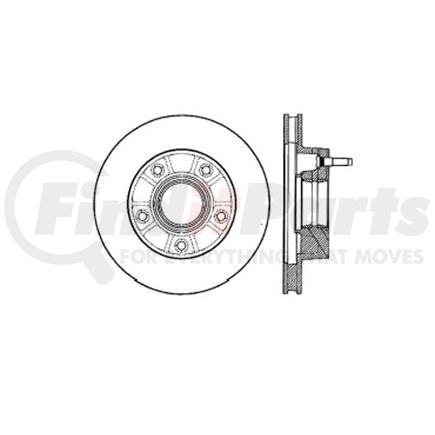 E12670026 by BENDIX - Disc Brake Rotor