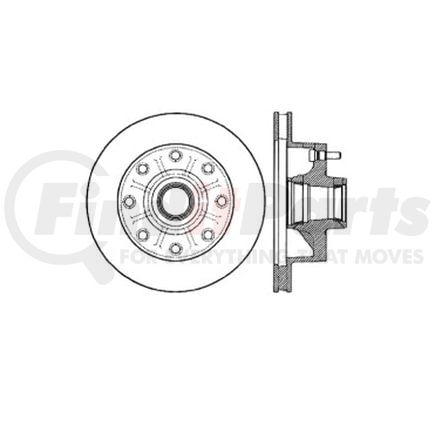 Bendix E12670027 Disc Brake Rotor Rotor