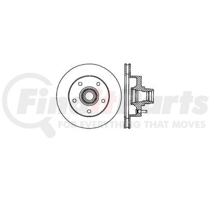 E12670044 by BENDIX - Disc Brake Rotor