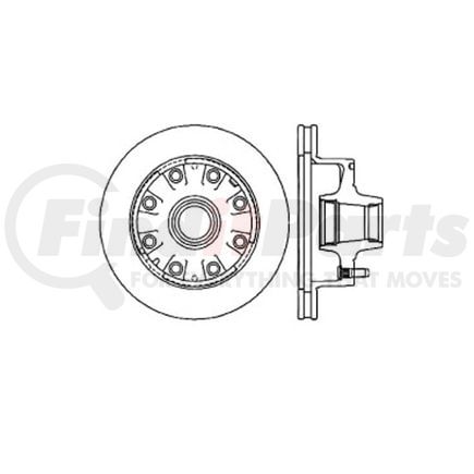 Bendix E12670014 Disc Brake Rotor Rotor
