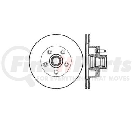 Bendix E12670016 Disc Brake Rotor Rotor