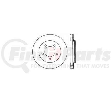 E12670063 by BENDIX - Disc Brake Rotor