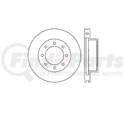 Bendix E12670073 Disc Brake Rotor Rotor