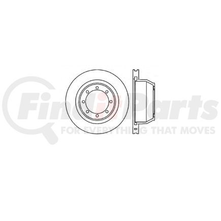 Bendix E12670075 Disc Brake Rotor Rotor
