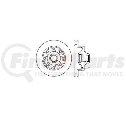 Bendix E12670077 Disc Brake Rotor Rotor