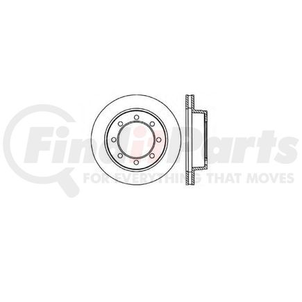 Bendix E12670058 Disc Brake Rotor Rotor