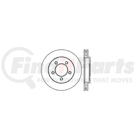 E12670093 by BENDIX - Disc Brake Rotor