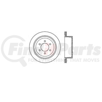 Bendix E12670107 Disc Brake Rotor Rotor