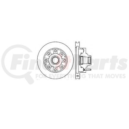 Bendix E12670078 Disc Brake Rotor Rotor