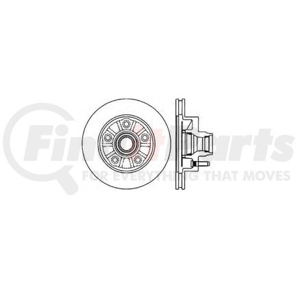 Bendix E12670082 Disc Brake Rotor Rotor