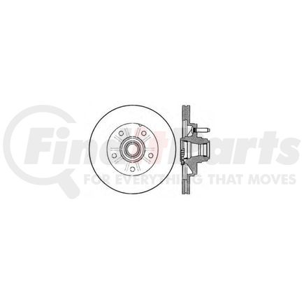 E12670085 by BENDIX - Disc Brake Rotor