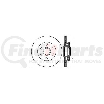 Bendix E12670133 Disc Brake Rotor Rotor