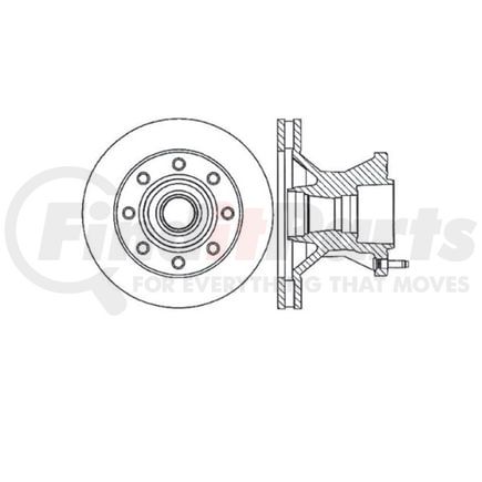 E12671006 by BENDIX - Rotor
