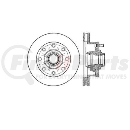 E12671007 by BENDIX - Disc Brake Rotor