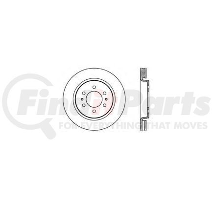 E12670124 by BENDIX - Formula Blue™ Premium Non E-Coated Brake Rotor - New