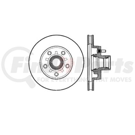 Bendix E12671012 Disc Brake Rotor Rotor