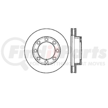 Bendix E12671008 Disc Brake Rotor Rotor
