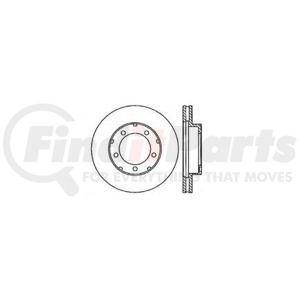 E12671036 by BENDIX - Disc Brake Rotor