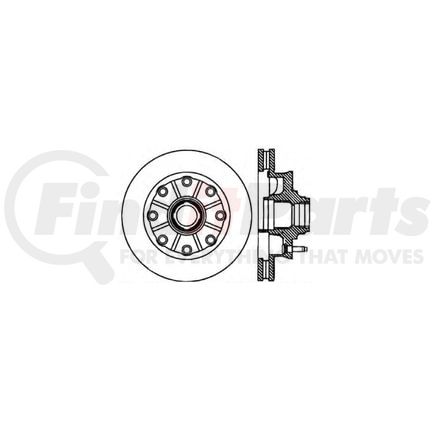 Bendix E12671054 Disc Brake Rotor Rotor